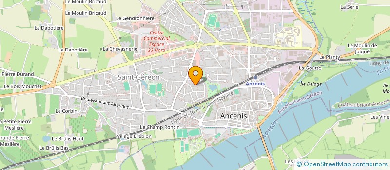 localisation de l'entreprise ECO-YANUNA à ANCENIS-SAINT-GEREON