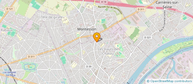 localisation de l'entreprise ECO&YOU  BAZEMONT