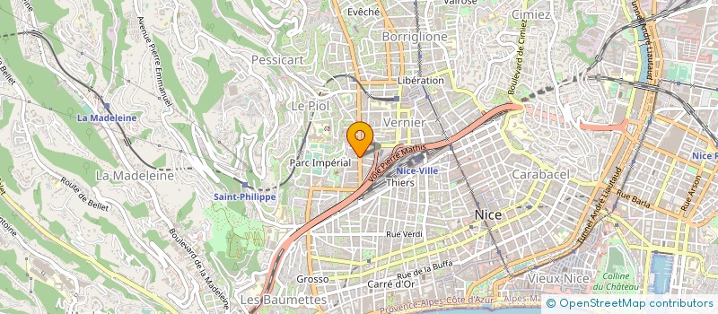 localisation de l'entreprise ECO2 CONSULTING à NICE