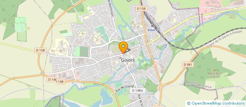 localisation de l'entreprise ECO2PRO  TRIE-CHATEAU