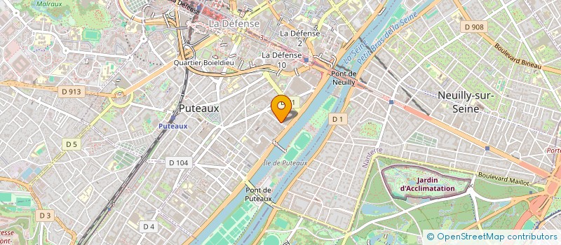 localisation de l'entreprise ECO6THEMES à PUTEAUX