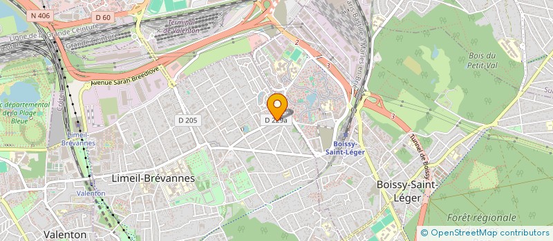 localisation de l'entreprise ECOAIRCOMFORT  LIMEIL-BREVANNES