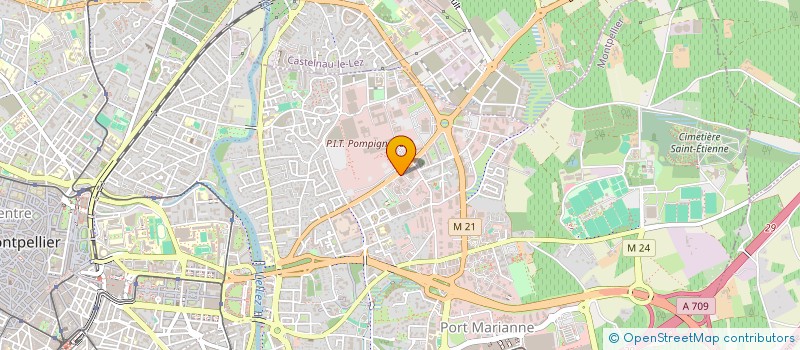 localisation de l'entreprise ECOAPEX INVEST à MONTPELLIER