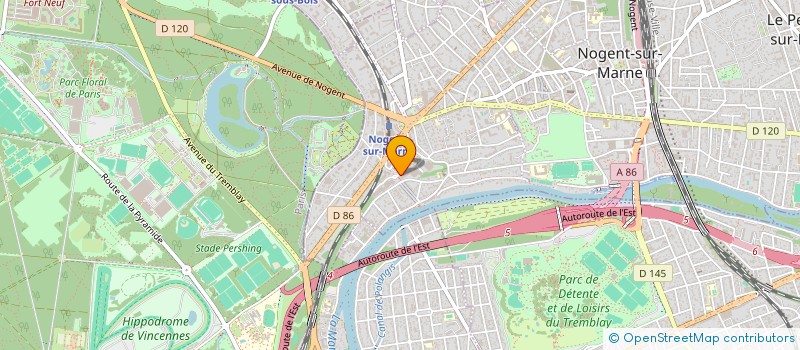 localisation de l'entreprise ECOBA BTP à NOGENT-SUR-MARNE