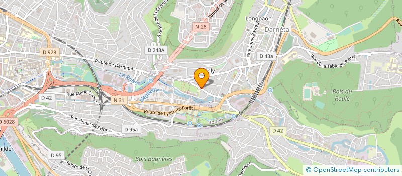 localisation de l'entreprise ECOBAN  DARNETAL