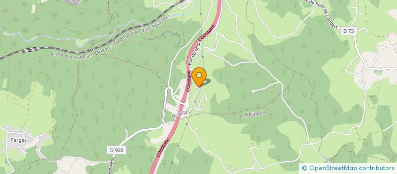 localisation de l'entreprise ECOBARDAGE ETANCHEITE  NOAILLES