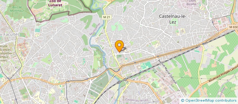 localisation de l'entreprise ECOBAT à CASTELNAU-LE-LEZ