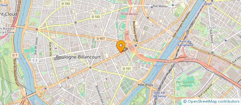 localisation de l'entreprise ECOBAT à BOULOGNE-BILLANCOURT