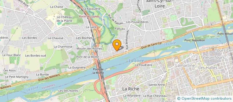 localisation de l'entreprise ECOBAT à SAINT-CYR-SUR-LOIRE