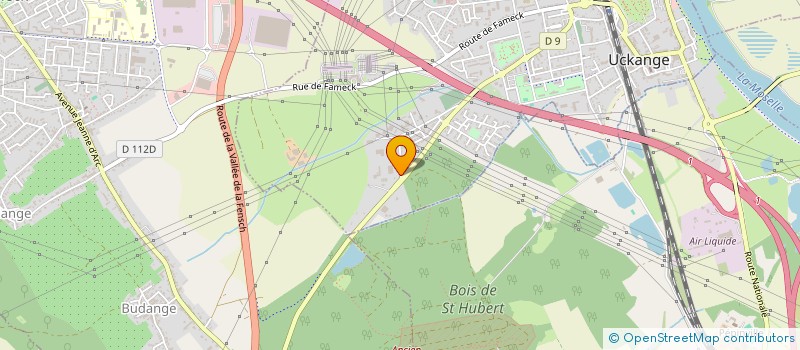 localisation de l'entreprise ECOBAT 57  UCKANGE