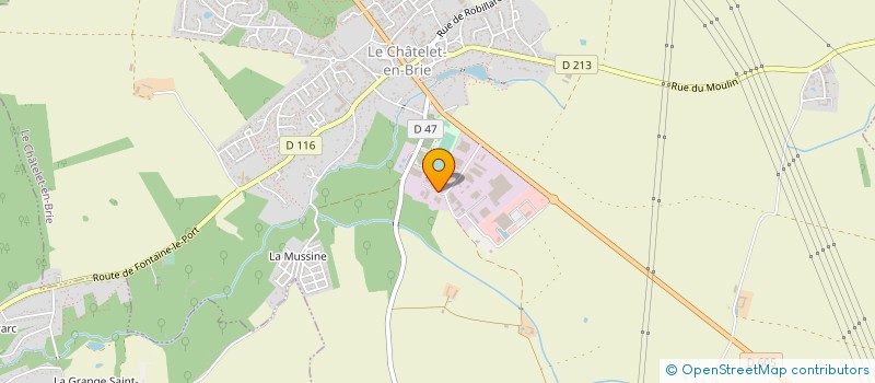 localisation de l'entreprise ECOBAT 77 à LE CHATELET-EN-BRIE