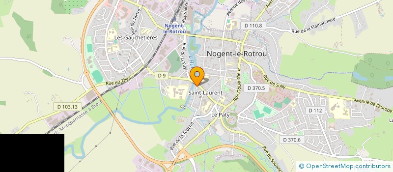 localisation de l'entreprise ECOBAT à NOGENT-LE-ROTROU