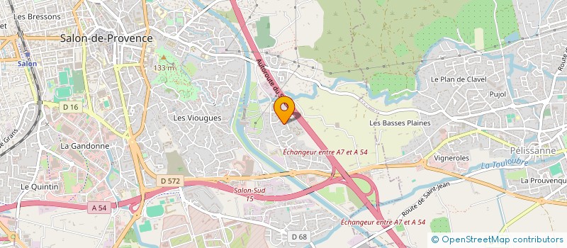 localisation de l'entreprise ECOBAT  SALON-DE-PROVENCE