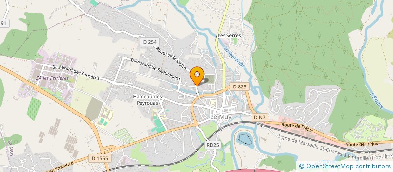 localisation de l'entreprise ECOBAT CONCEPT à LE MUY