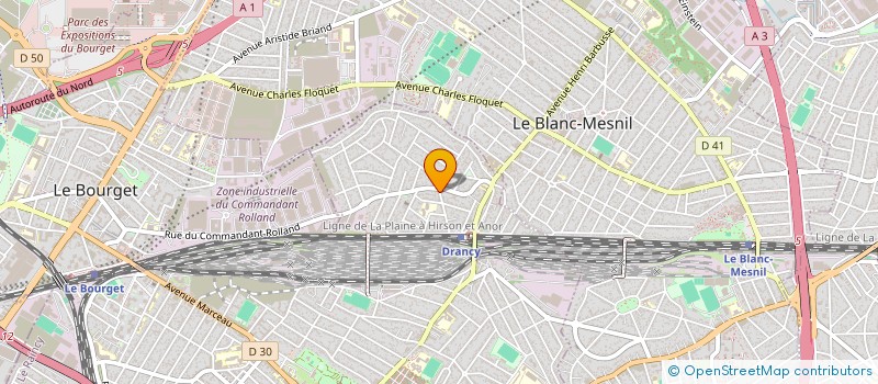 localisation de l'entreprise ECOBAT CONCEPT à DRANCY