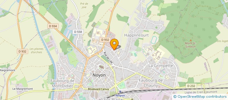 localisation de l'entreprise ECOBAT CONSTRUCTION GROUPE  NOYON