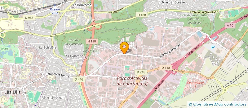 localisation de l'entreprise ECOBAT ENERGIE à LES ULIS