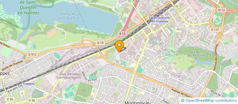 localisation de l'entreprise ECOBAT EXPERTISE à MONTIGNY-LE-BRETONNEUX