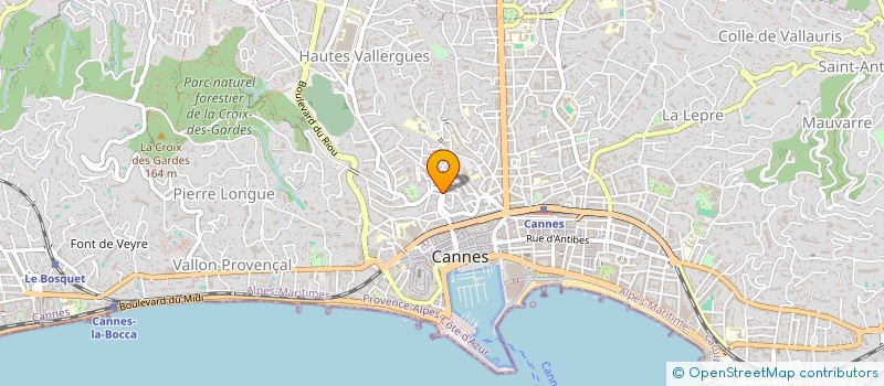 localisation de l'entreprise ECOBATI.06 à CANNES