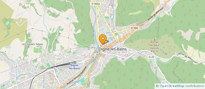 localisation de l'entreprise ECOBATI DES ALPES DE HAUTE PROVENCE à DIGNE-LES-BAINS