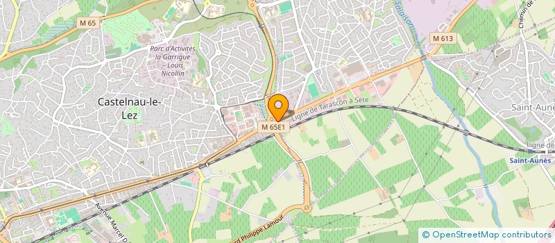 localisation de l'entreprise ECOBATIR  LE CRES