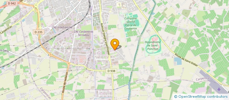 localisation de l'entreprise ECOBATISSEUR à CARPENTRAS