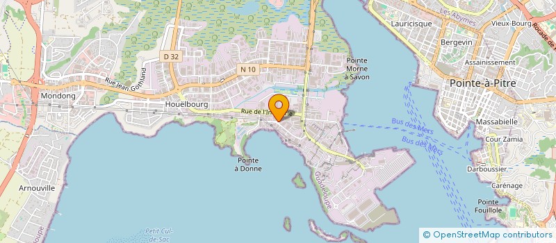 localisation de l'entreprise ECOBATTERIE DOM à BAIE-MAHAULT