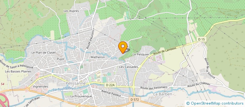 localisation de l'entreprise ECOBATXPERTISE  PELISSANNE