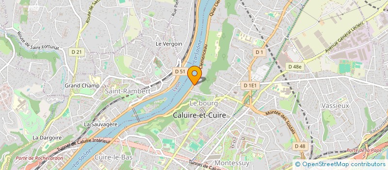 localisation de l'entreprise ECOBELAIR  CALUIRE-ET-CUIRE