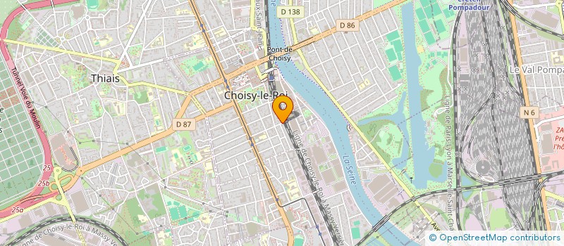 localisation de l'entreprise ECOBEM à CHOISY-LE-ROI