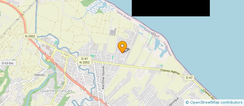 localisation de l'entreprise ECOBIO  SAINT-ANDRE