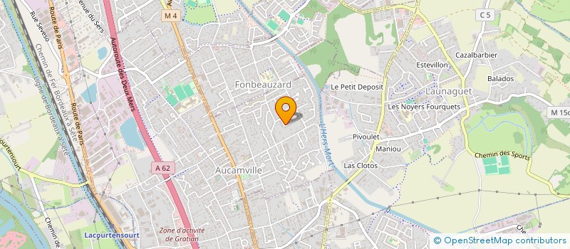 localisation de l'entreprise ECOBIO LOISIR à AUCAMVILLE