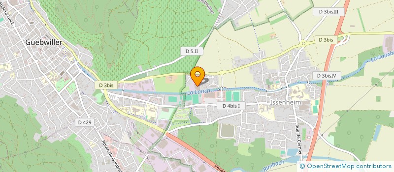 localisation de l'entreprise ECOBIOREEL à ISSENHEIM