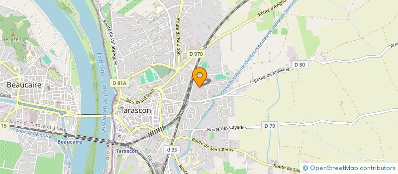 localisation de l'entreprise ECOBITATS MANUFACTURING  TARASCON