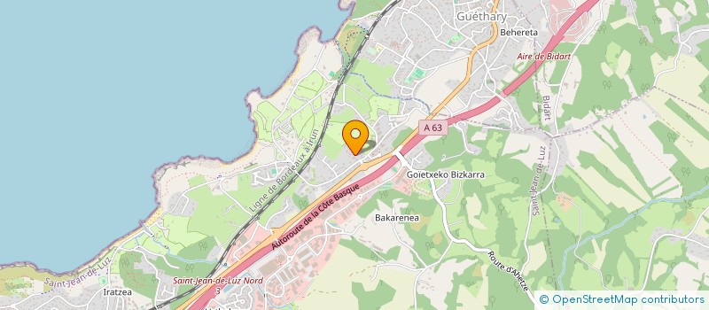 localisation de l'entreprise ECOBLUE21 à SAINT-JEAN-DE-LUZ