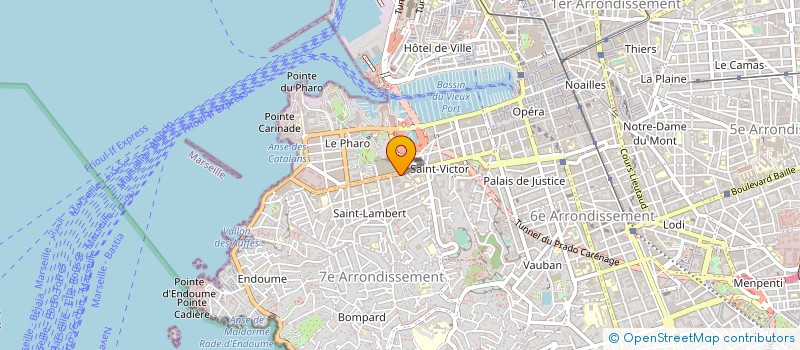 localisation de l'entreprise ECOBOAT à MARSEILLE