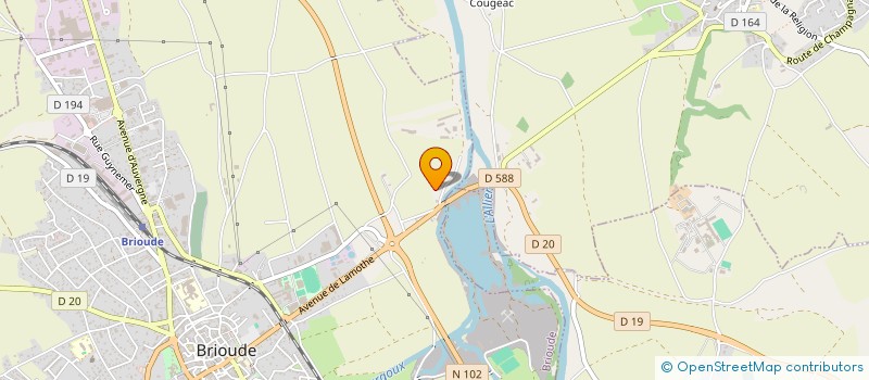 localisation de l'entreprise ECOBOIS à LAMOTHE