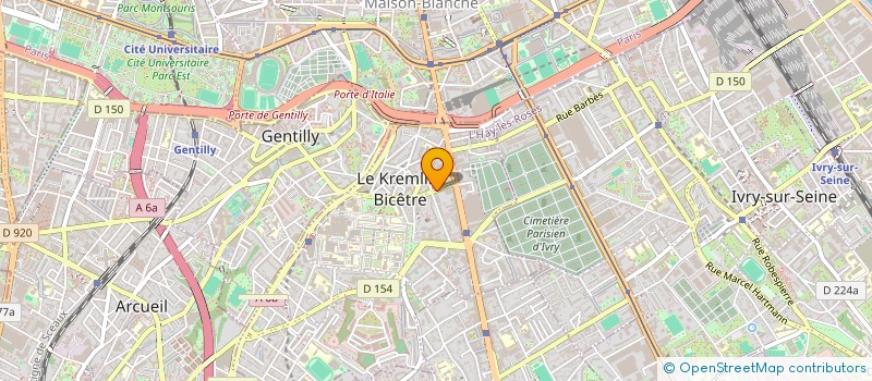 localisation de l'entreprise ECOBOIS  LE KREMLIN-BICETRE