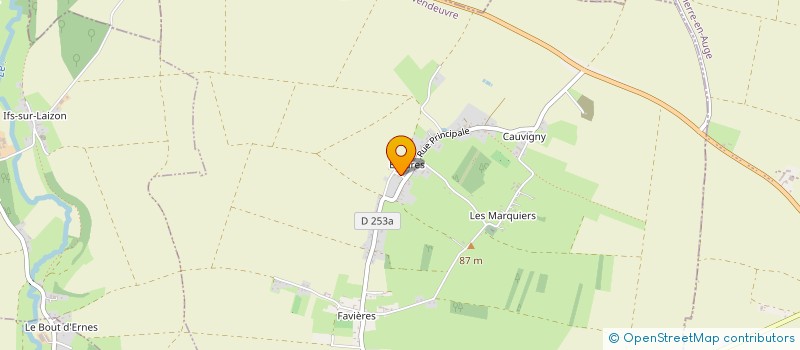localisation de l'entreprise ECOBOIS PLAQUETTES à SAINT-PIERRE-EN-AUGE