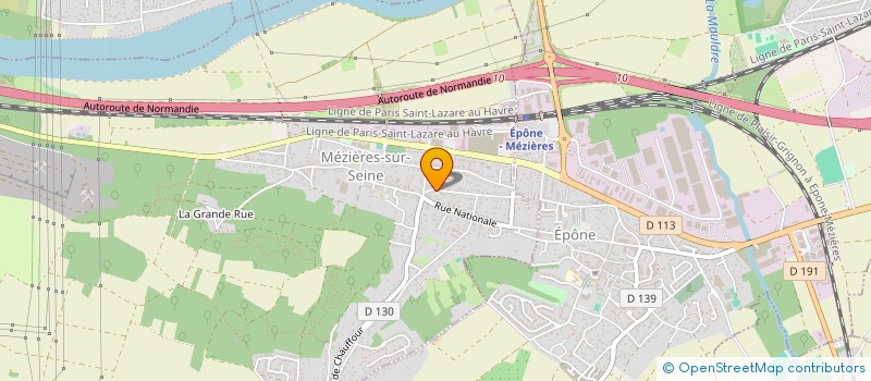 localisation de l'entreprise ECOBOIS SERVICES  MEZIERES-SUR-SEINE