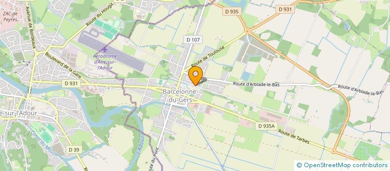 localisation de l'entreprise ECOBOX  BARCELONNE-DU-GERS