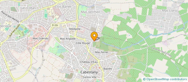 localisation de l'entreprise ECOCAT 66 SASU à CABESTANY