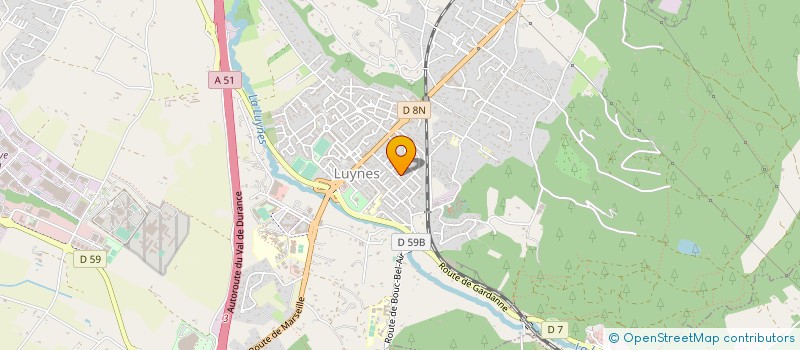 localisation de l'entreprise ECOCEM FRANCE  AIX-EN-PROVENCE