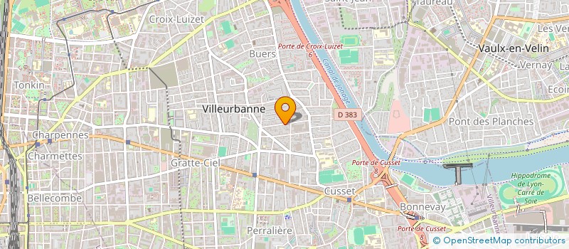 localisation de l'entreprise ECOCEO à VILLEURBANNE