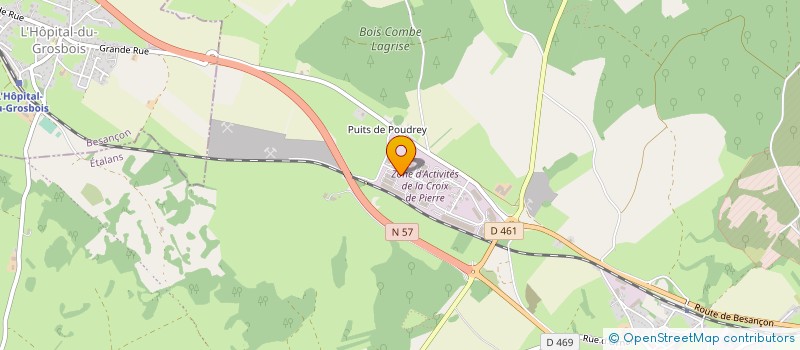 localisation de l'entreprise ECOCHANVRE  ETALANS