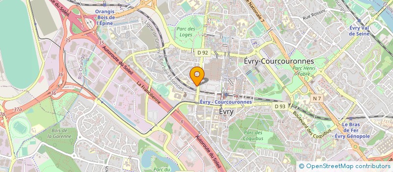 localisation de l'entreprise ECOCHAR à EVRY-COURCOURONNES