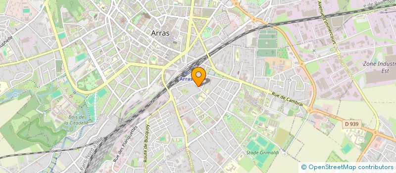 localisation de l'entreprise ECOCITE à ARRAS