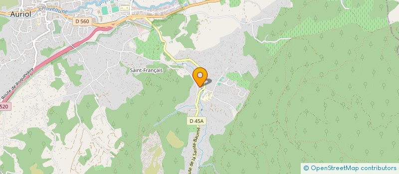 localisation de l'entreprise ECOCITOYENS DE LA VALLEE DE L HUVEAUNE  AURIOL