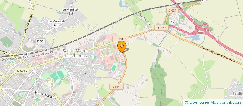 localisation de l'entreprise ECOCITY à SAINTE-MARIE-DES-CHAMPS