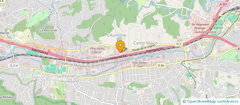 localisation de l'entreprise ECOCLEAN  AUBAGNE